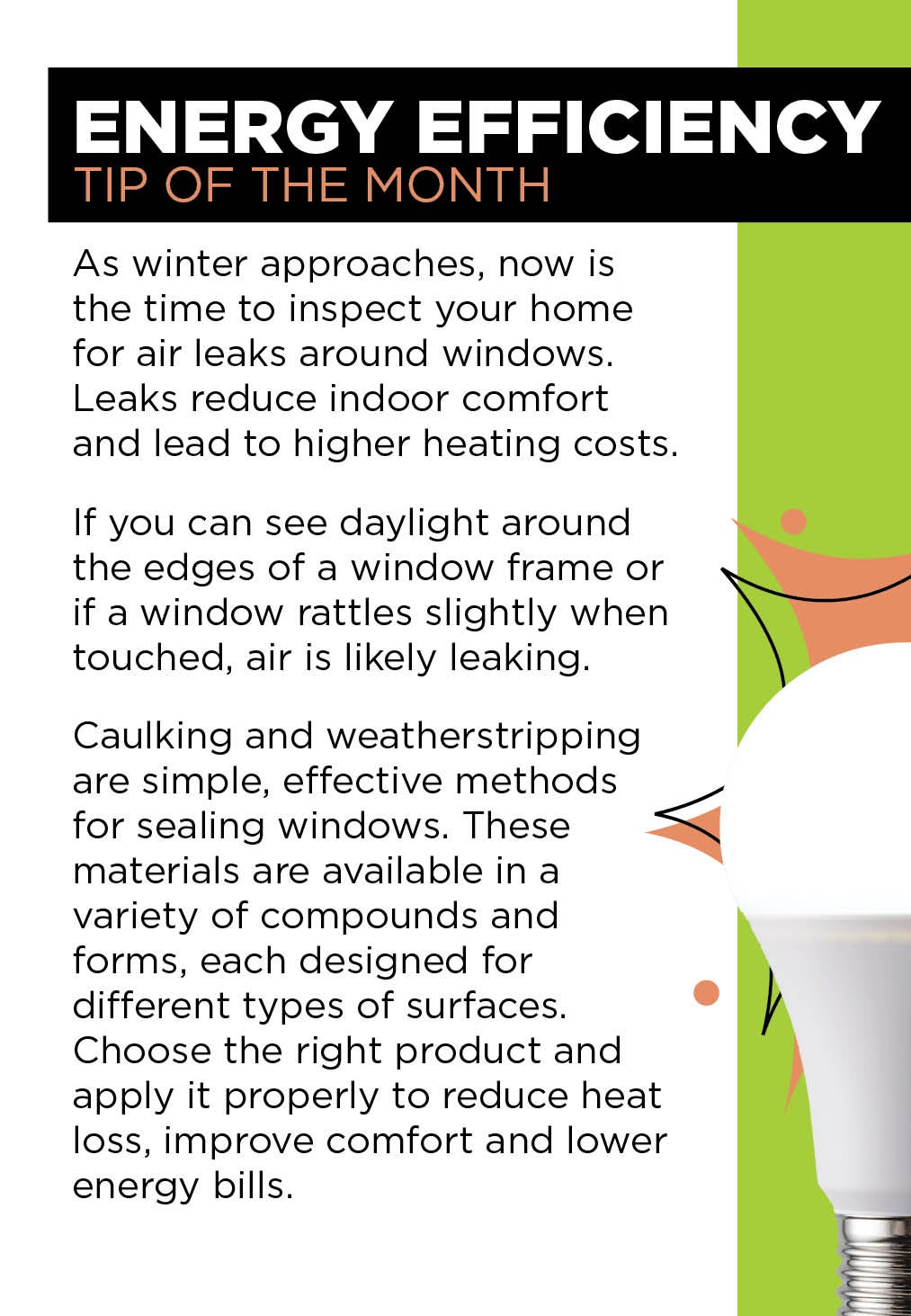 October Tip of the Month